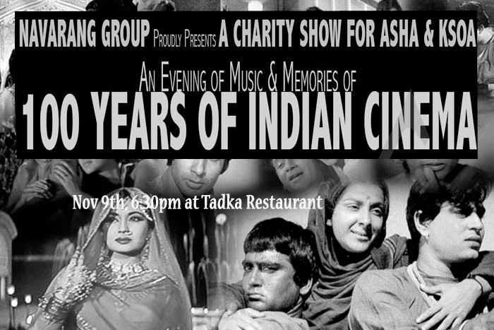 Navrang group presents an evening celebrating 100 years of Indian cinema